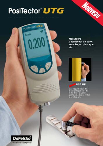 PosiTector Ultrasonic Thickness Gage - French