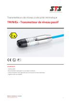 TM/N/Ex Sonde de niveau passive ATEX