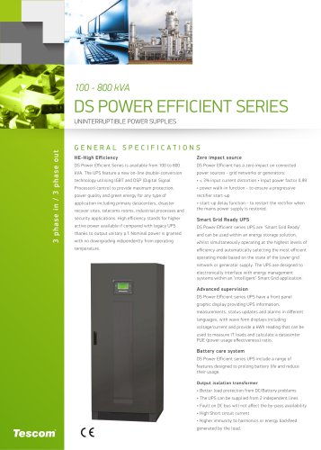 DS POWER EFFICIENT SERIES