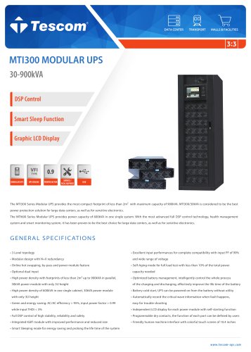 MTI300 MODULAR UPS