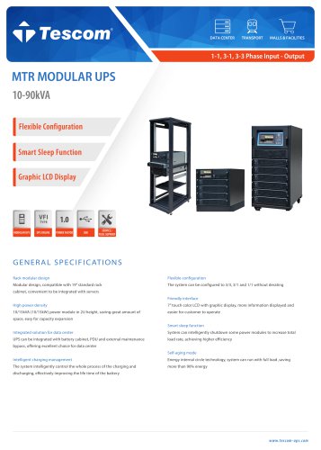 MTR MODULAR UPS