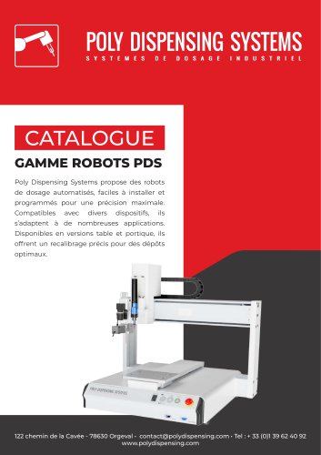 Gamme de robots PDS