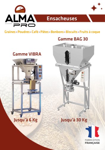 Catalogue des ensacheuses ALMA PRO