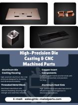 High-Precision Die Casting & CNC Machined Parts