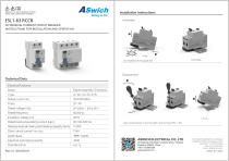 AC circuit breaker ESL1-63 RCCB