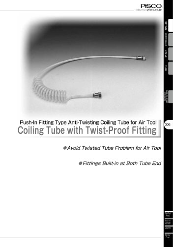 Coiling Tube with Twist-Proof Fitting