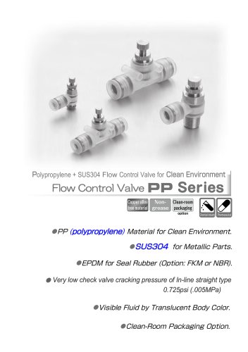 Flow Control Valve PP Series