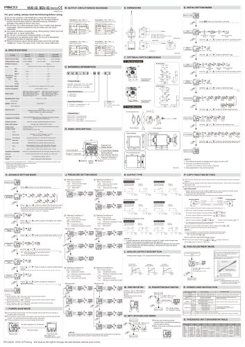 VUS-32. SEU-32 Series