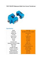 FSCT-T68 IP67 Outdoor Waterproof Split Core Current Transformer（CT）