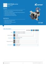 KCS-PLUS Peristaltic Pump Data Sheet