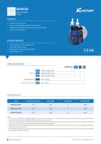 KPRP20 Peristaltic Pump Data Sheet