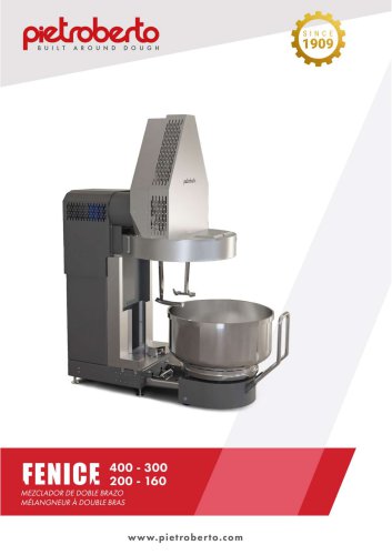 FENICE 160-200-300-400 TWIN ARM MIXER