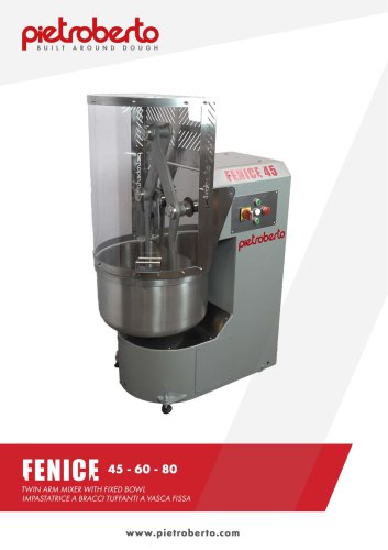 FENICE 45-60-80 TWIN ARM MIXER ITA ENG