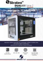 Fiche technique Strateo3D DUAL600 Série 2