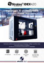 Fiche technique Strateo3D IDEX420