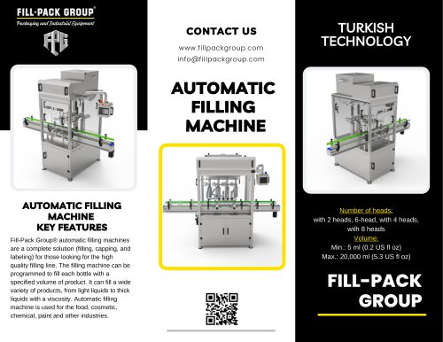 AUTOMATIC FILLING MACHINE