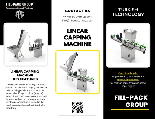 LINEAR CAPPING MACHINE