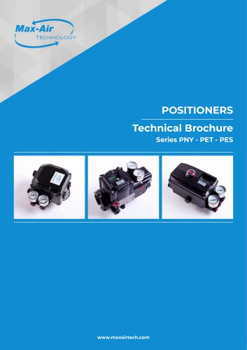 POSITIONERS Technical Brochure Series PNY - PET - PES