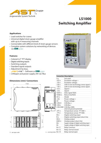 LS 1000 Switching Amplifier