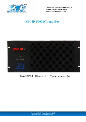 JOJO 1CH 4R 5000W Load Box