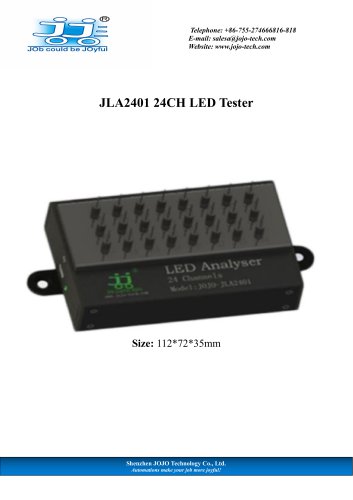 JOJO JLA2401 24CH LED Tester