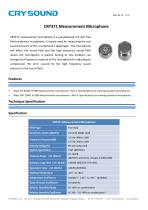 CRY371 Measurement Microphone