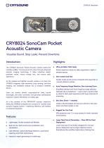 CRYSOUND Acoustic imager CRY8024 SonoCam Datasheet