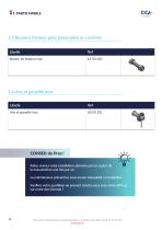 Catalogue de pièces détachées pour convoyeur aérien à câble monorail inox - 10