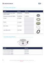Catalogue de pièces détachées pour convoyeur aérien à câble monorail inox - 16