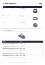 Catalogue de pièces détachées pour convoyeur aérien à câble monorail inox - 20