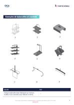 Catalogue de pièces détachées pour convoyeur aérien à câble monorail inox - 9