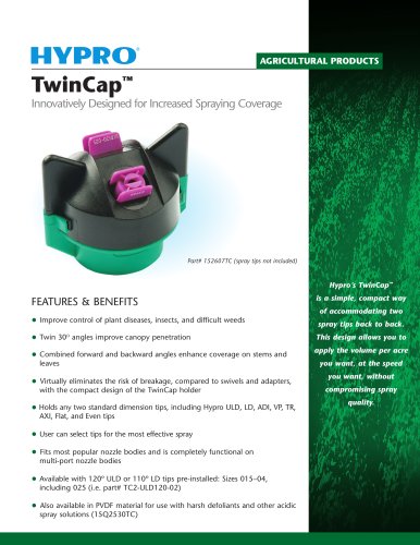 TwinCap Sales Sheet