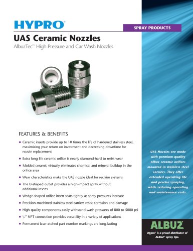 UAS Ceramic Nozzles