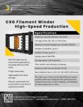 CXG Filament Winder: High-Speed Production