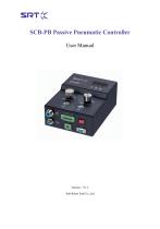 SCB-PB passive pneumatic controller  operation instructions V1.3