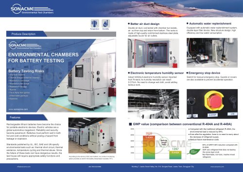 Environmental stress screening test chamber ST/512/70/EP