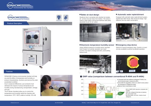 Humidity test chamber