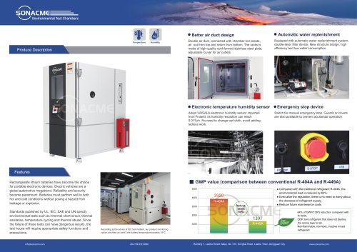 Humidity test chamber ST80070EP