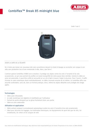 Combiflex™ Break 85 midnight blue