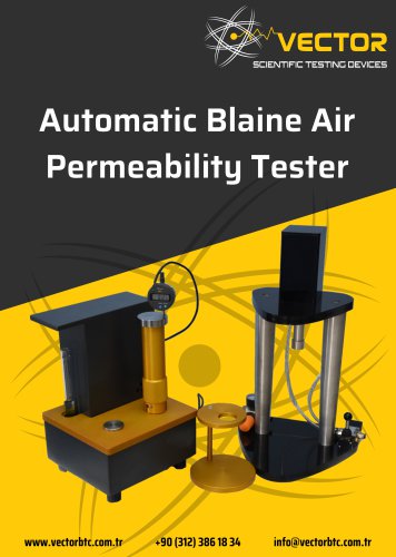 AUTOMATİC BLAİNE AİR PERMEABİLİTY TESTER