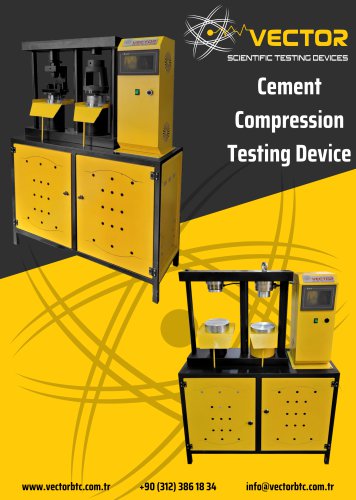 CEMENT COMPRESSİON TESTİNG DEVİCE