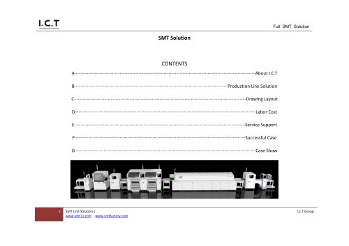 I.C.T SMT Line Solution