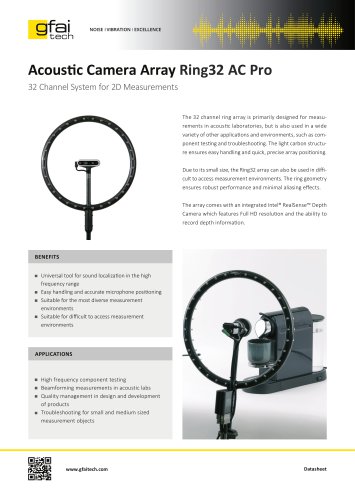 Acoustic Camera Ring 32AC PRO