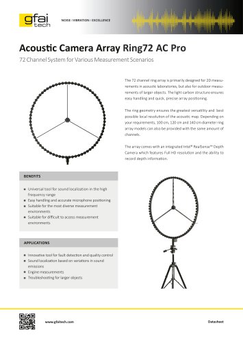 Acoustic Camera Ring 72 AC PRO