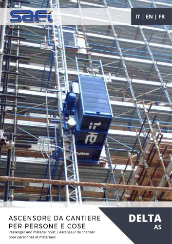 construction elevators 750 kg