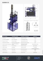 GAMMA AS - Ascenseur de chantier pour personnes et materiaux 700 kg - 2