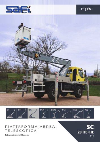 SC28 - Telescopic aerial platform 28m