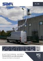 SCJ14 - AERIAL TELESCOPIC PLATFORM WITH 14 M ARTICULATED JIB