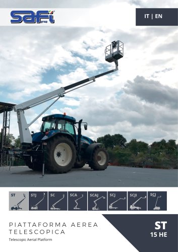 ST15 - Telescopic aerial platform 15m - ON TRACTOR