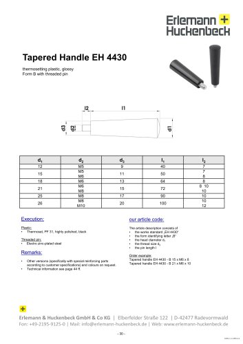 Tapered Handle EH 4430